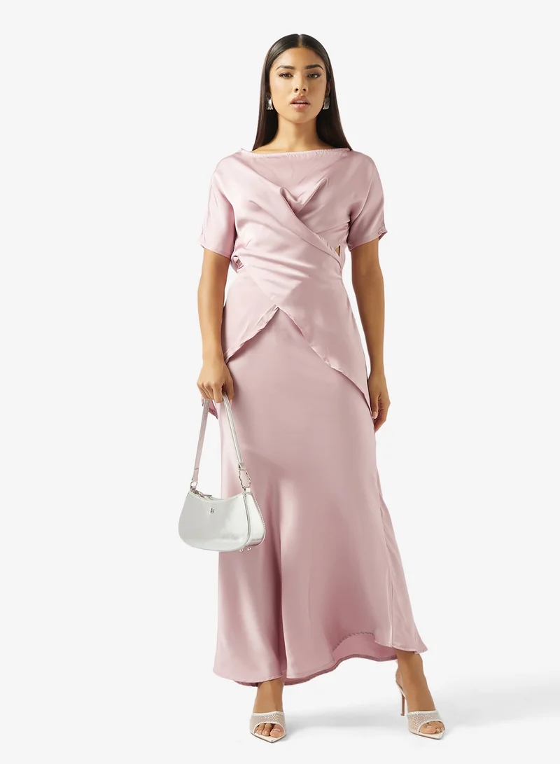 Ella  Dress With Mock Top for Women | Best Price UAE